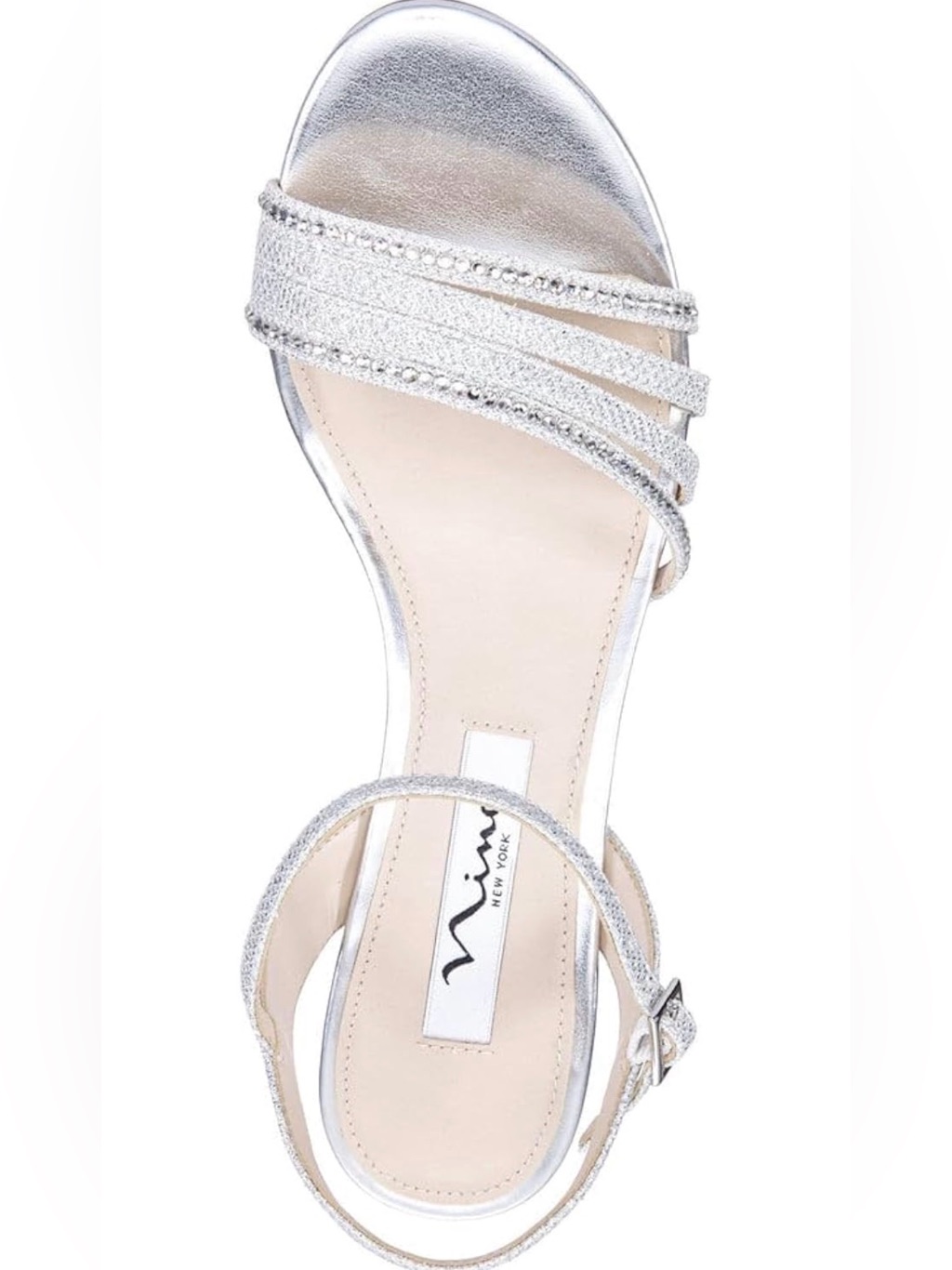 Nina Nelena - Women's Sparkling Dress Sandals With Crystal Embellishments Shoes — image 6 of 8